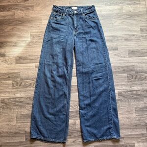 H&M Wide Leg High Rise Jeans | Size 4